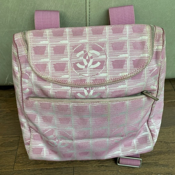 Chanel Vintage Convertible Canvas Backpack. - Picture 4 of 13